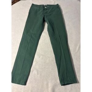Cuisse de Grenouille Chino Trousers Mens 31 Green Excellent Slim Straight Paris